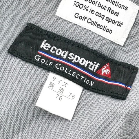 LE COQ GOLF ルコックゴルフ 裏起毛 ロングパンツ ホワイト系 76 [240001949333] ゴルフウェア メンズ_画像4