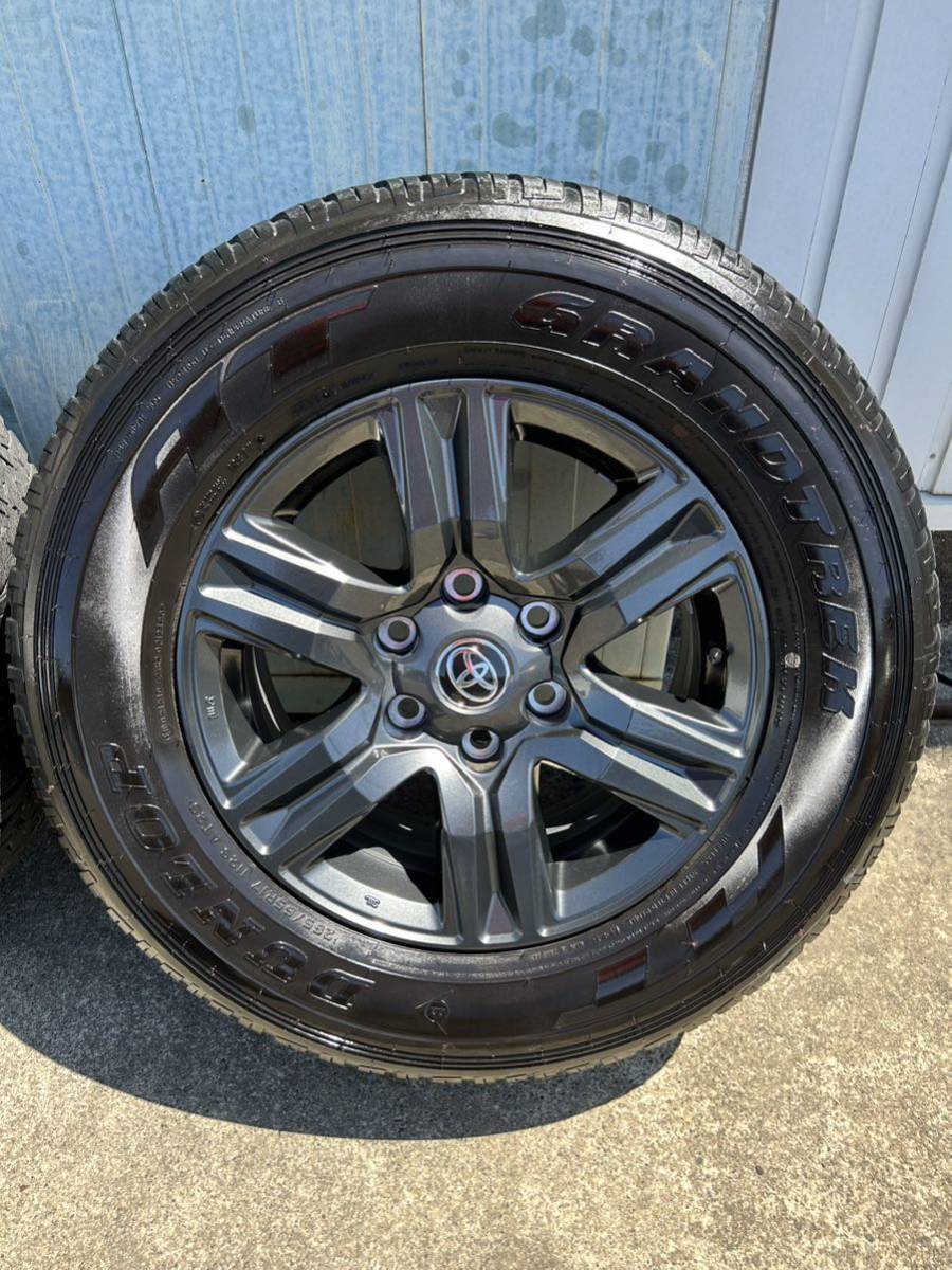 ハイラックス HILUX 純正 ホイール タイヤ バリ溝 トヨタ 17インチ 6H