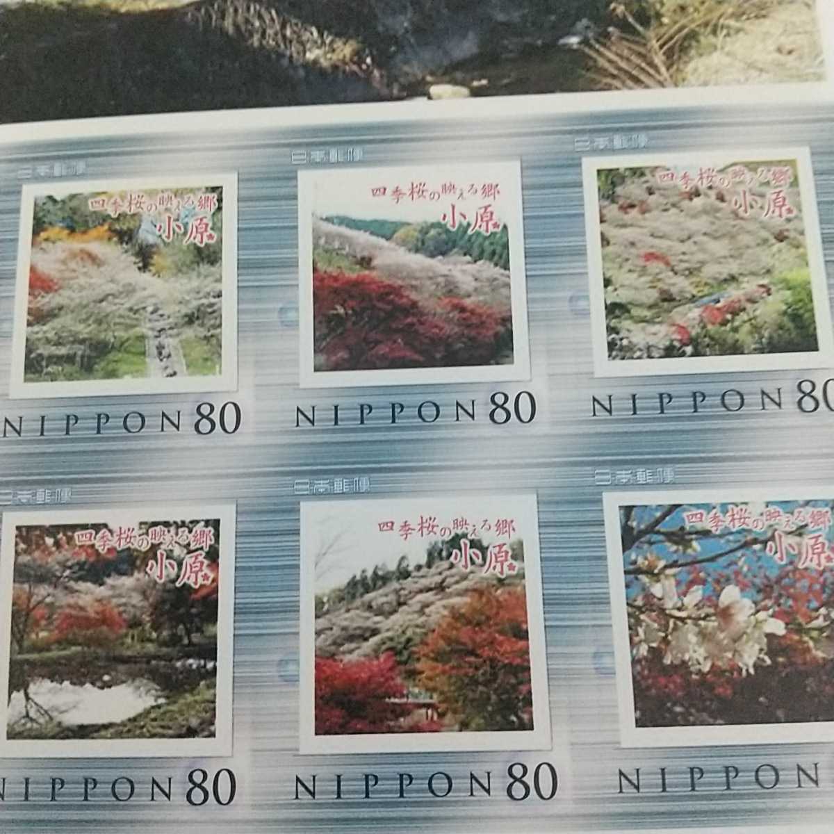 フレーム切手◆『 四季桜の映える郷 小原 』◆愛知2013年　1000部限定_画像4