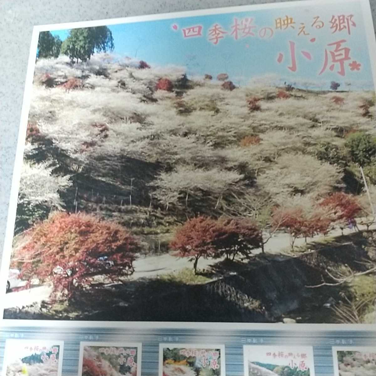 フレーム切手◆『 四季桜の映える郷 小原 』◆愛知2013年　1000部限定_画像2