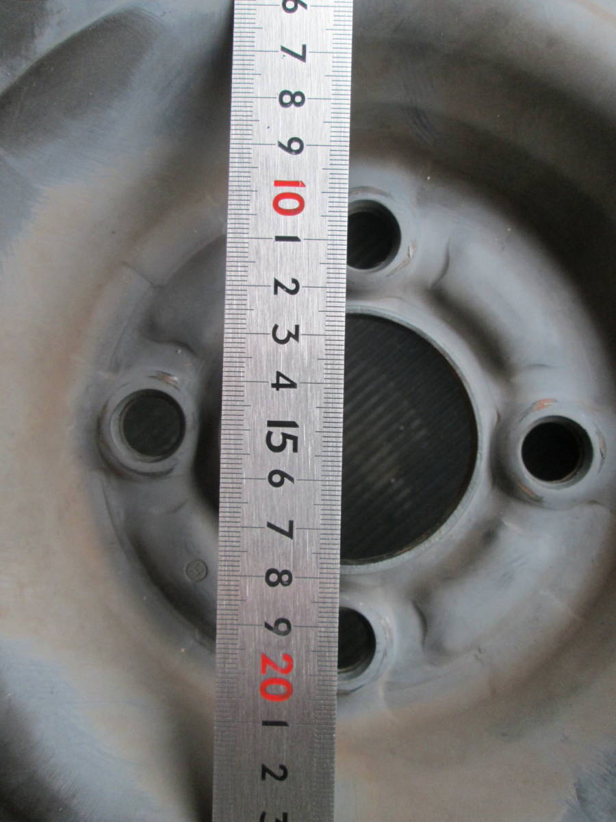     原文:日産 Z12 キューブ 純正 スチール 鉄 15x5.5J(+40)PCD100　4本 ティーダ ノート 売り切り、即決、小物同梱します。