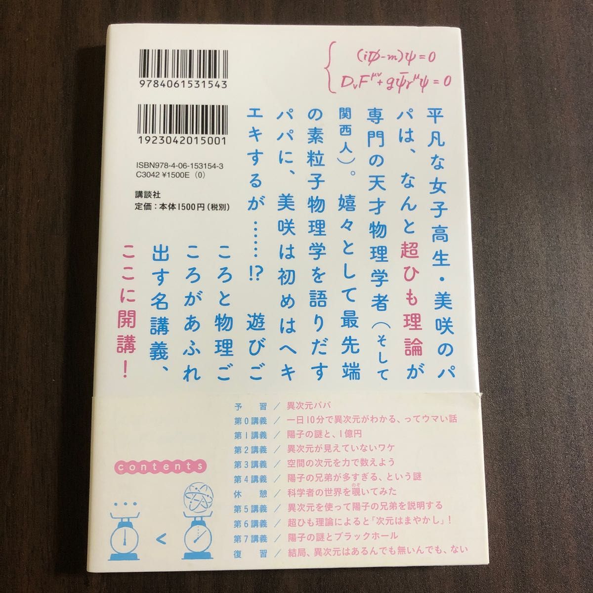 超ひも理論をパパに習ってみた　天才物理学者・浪速阪教授の７０分講義 橋本幸士／著