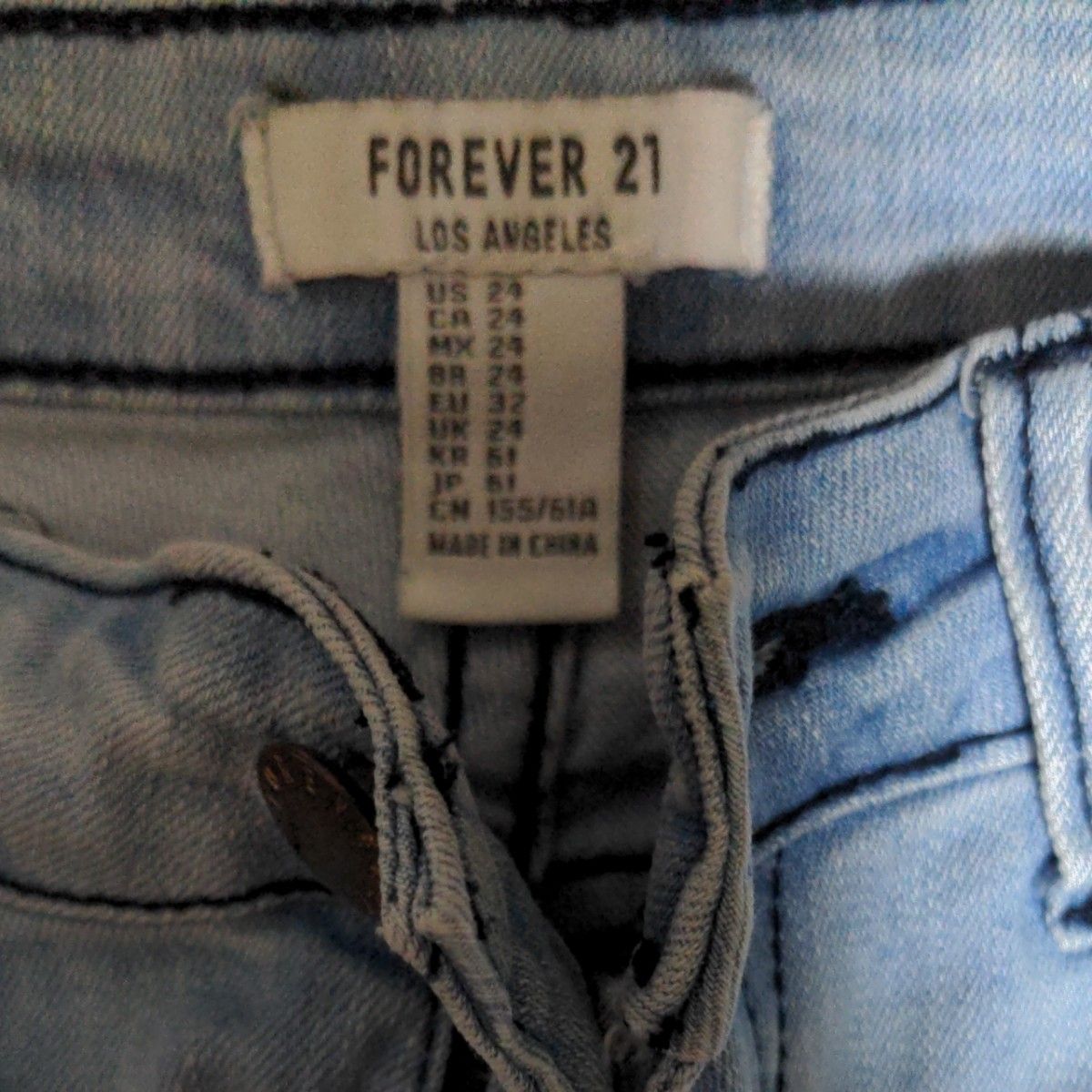 デニムショートパンツ forever21