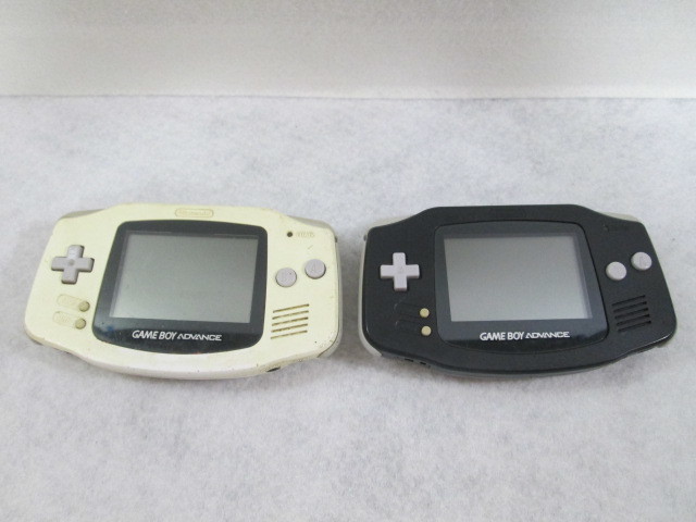 Nintendo ゲームボーイアドバンス GBA 本体 2台 セット ホワイト