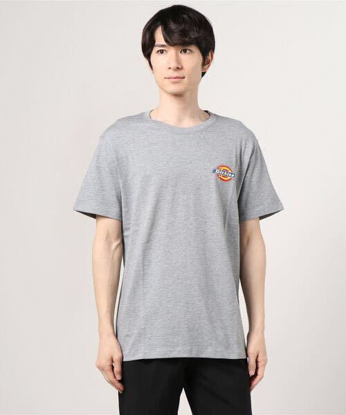 Dickies ロゴポケットTシャツ ディッキーズ グレー L 半袖Tシャツ_画像1