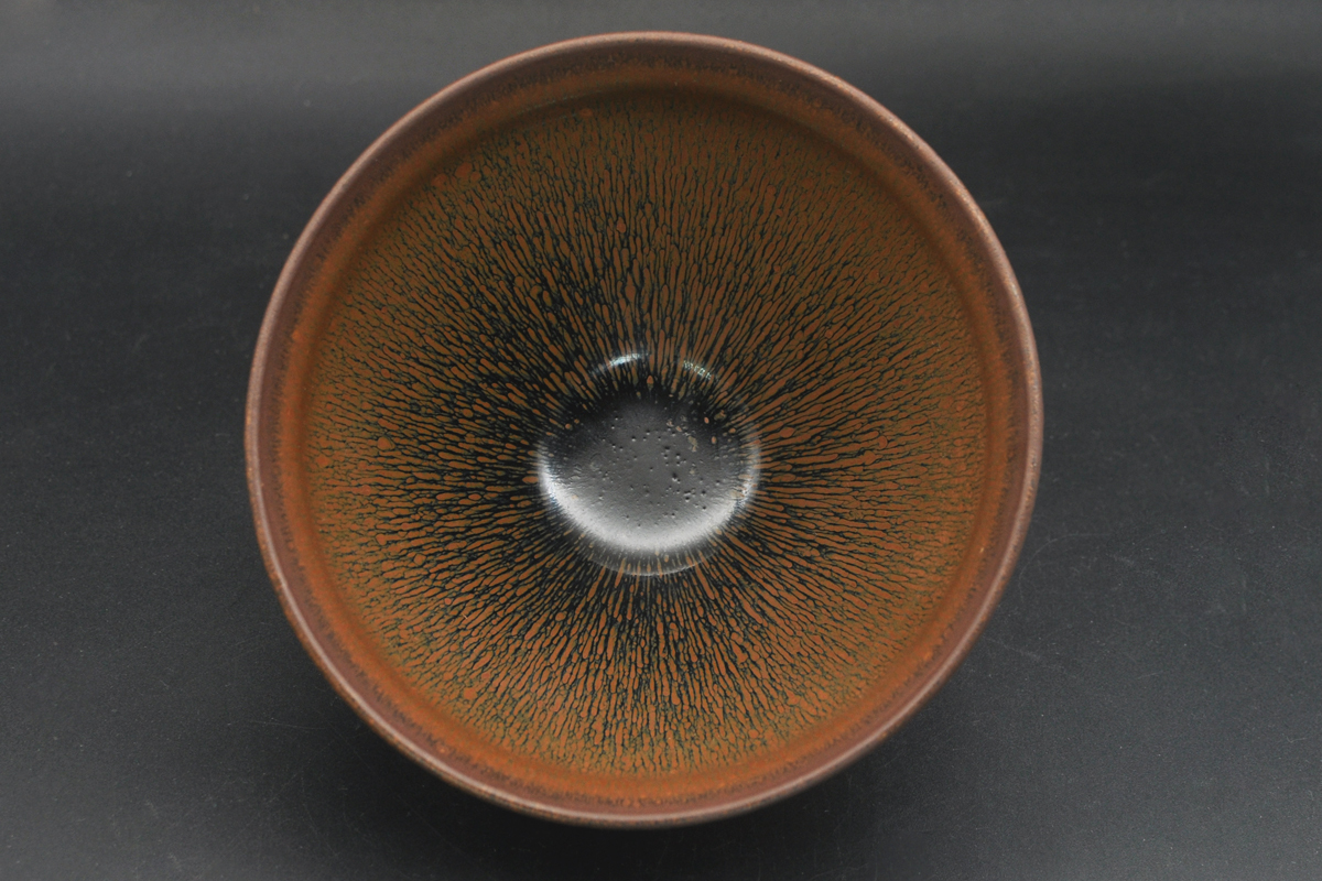 『1年保証』 希少珍品 建窯 ☆唐物古玩古董☆宋時代 青兔毫 宋 - 茶碗 禾目天目 宋