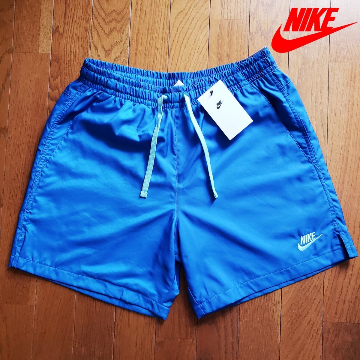 ヤフオク! - 【新品】NIKE ウーブンショートパンツ L ブルー系 青...