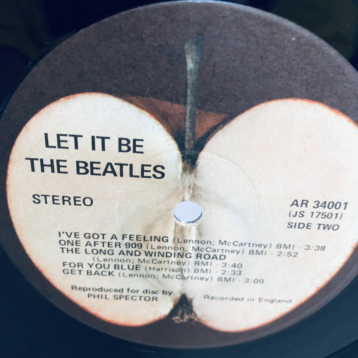LP】レコード 再生未確認 US盤 The Beatles「Let It Be」/Apple
