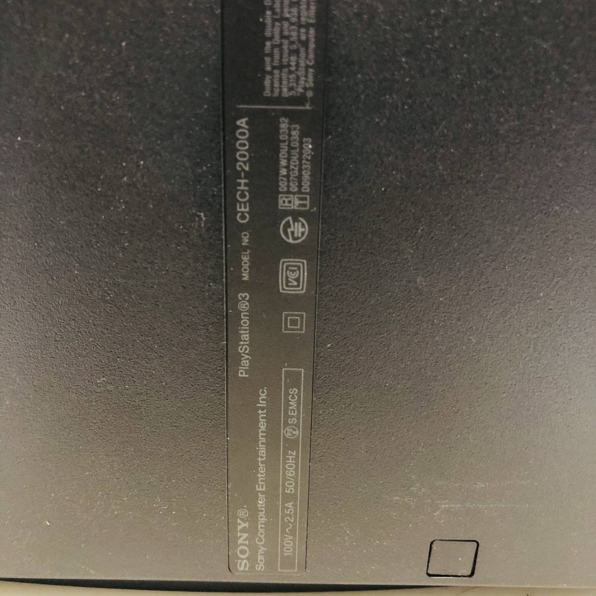 ゲーム機③】起動不可SONY PlayStation3 CECH-2000A 120GB ブラック 