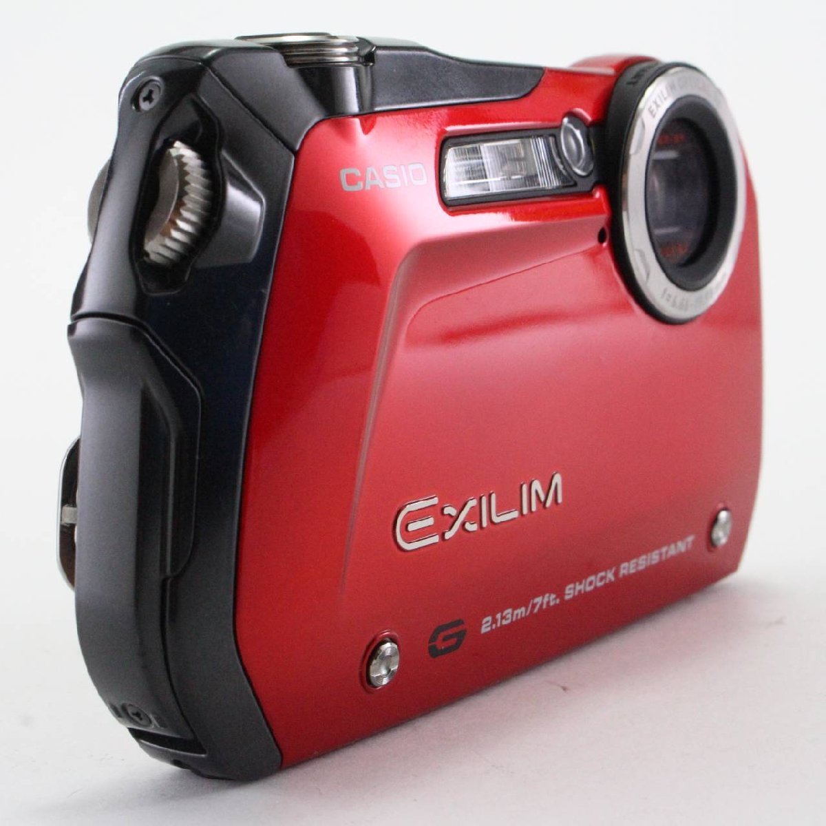 価格は安く 【中古】CASIO デジタルカメラ EX-G1RD レッド EXILIM-G