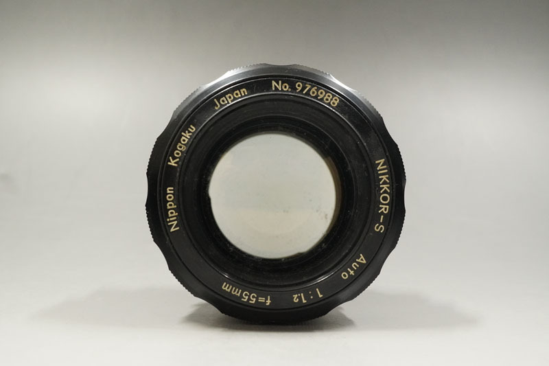 【814】Nikon/ニコン F ボディ+レンズ NIKKOR-S Auto 1:1.2 f=55mm フィルム一眼レフカメラ本体 Nippon Kogaku/日本光学 MF_画像9