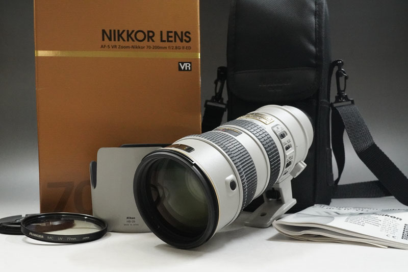 895】Nikon/ニコン ED AF-S VR-NIKKOR 70-200mm 1:2.8G 箱付 LENS 895】Nikon/ニコン ED AF-S VR-NIKKOR 70-200mm 1:2.8G 箱付 LENS