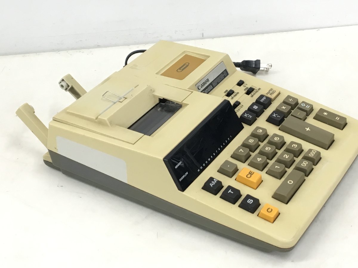  Canon business use addition type calculator addition machine printer type MP1215-D MP1215-VD electrification only verification secondhand goods ( tube :2C2-M)