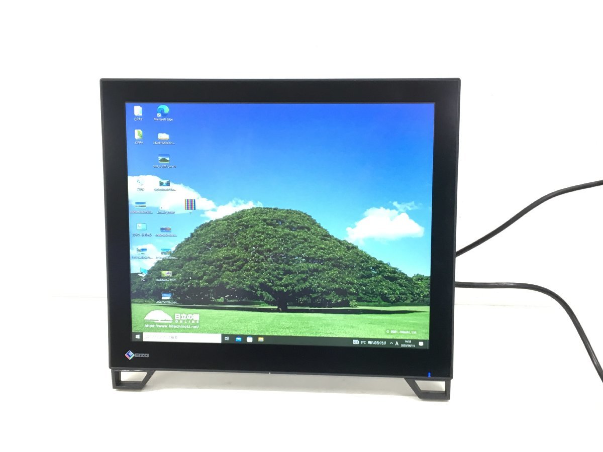 美品EIZO 17型 タッチパネル液晶モニター　FDS1782T　（使用時間：1548H）2019年製　(管：2E-M）_画像1