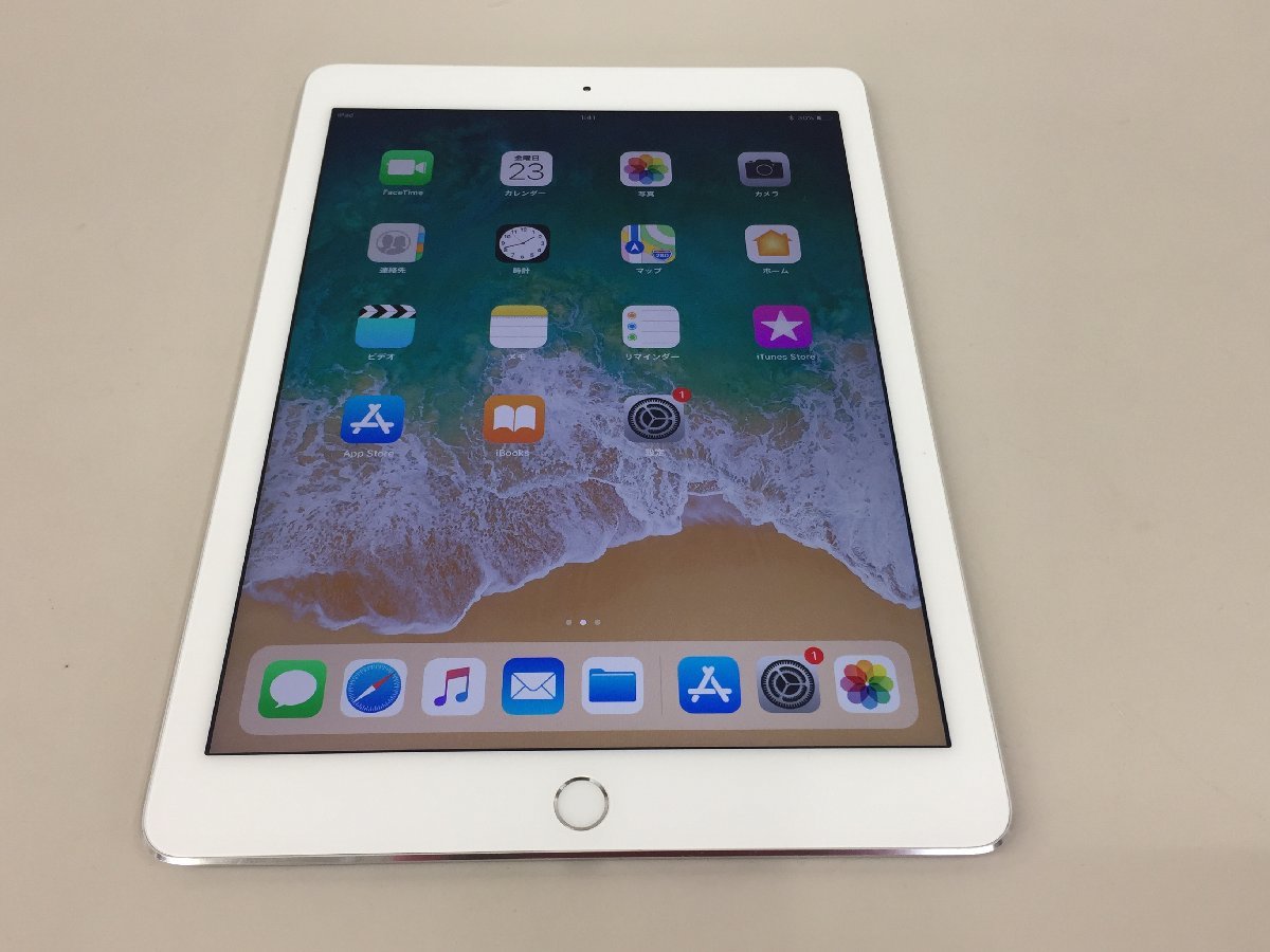 Apple iPad Air2 Wi-Fi 16GB シルバーA1566(MGLW2J/A) 動作品(管2F