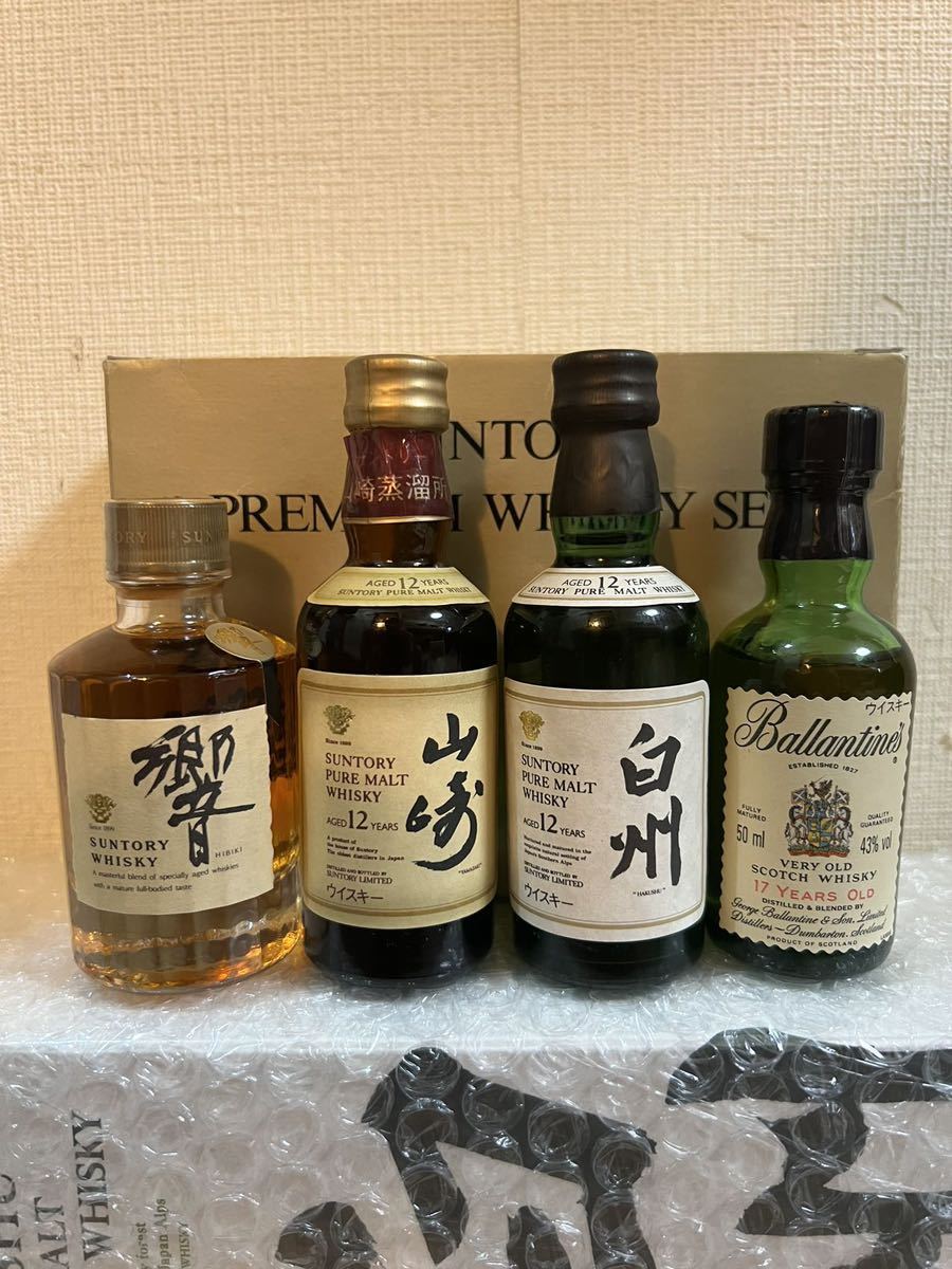 ◇美品未開栓◇ SUNTORY WHISKY サントリー ウイスキー山崎12年,白州12