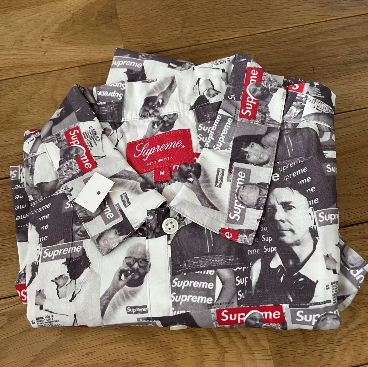 Supreme Magazine S/S Shirt Grey グレー M シュプリーム マガジン シャツ グレー 23ss ボックスロゴ BOX LOGO