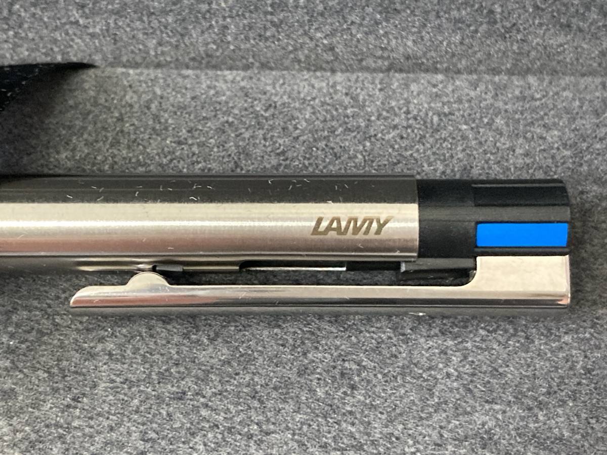 【未使用】LAMY ラミー ロゴ 3色ボールペン ステンレス 箱付 LAMY logo tri pen stainless_画像4