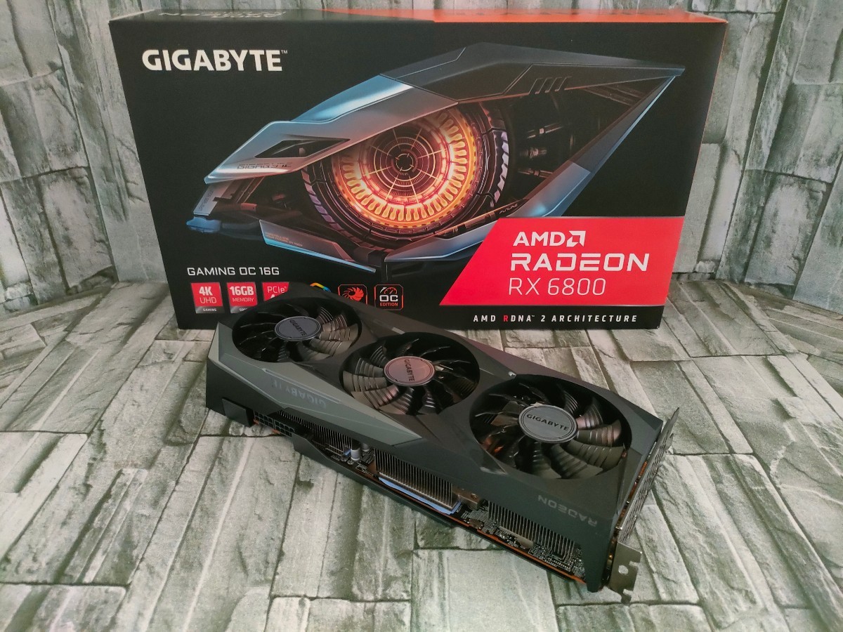 AMD GIGABYTE Radeon RX6800 16GB GAMING OC 【グラフィックボード