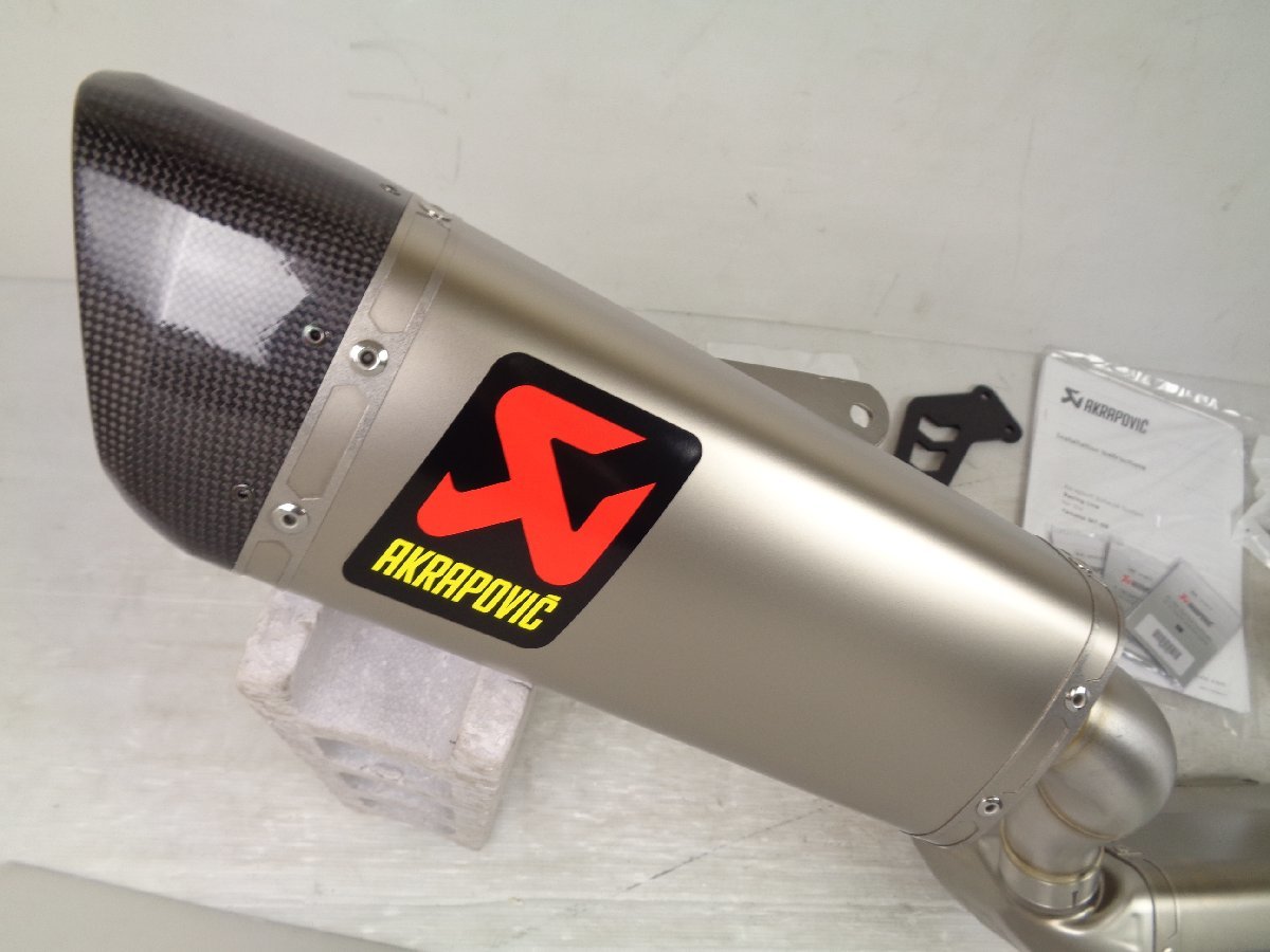 MT09 MT-09 SP 21-22 akrapovic Akrapovic racing la -inch tongue full exhaust muffler EC/ECE unused immediate payment![C650]