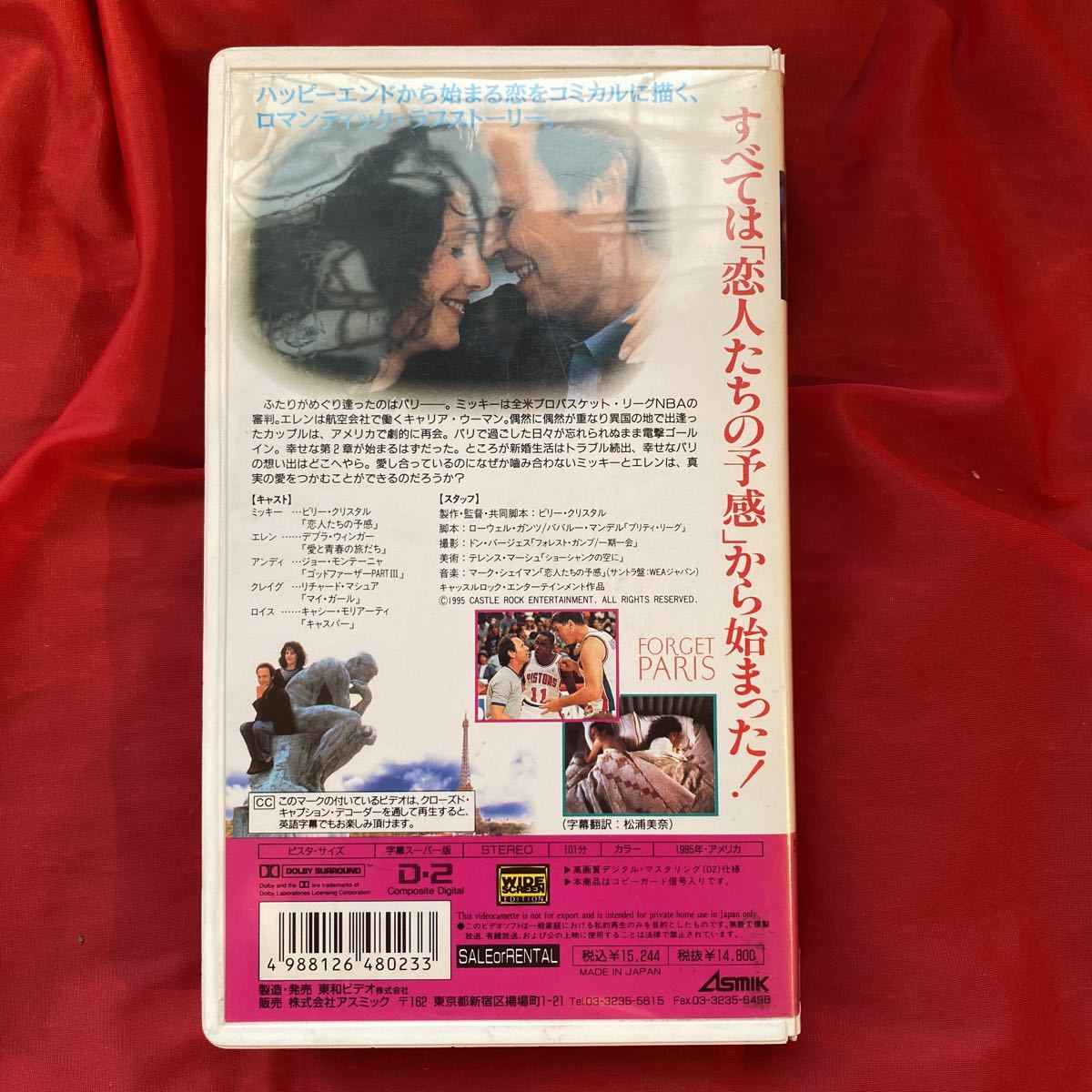 送料無料　中古VHSビデオテープ「彼と彼女の第2章」ロマンスコメディ 未DVD化 1995年アメリカ映画