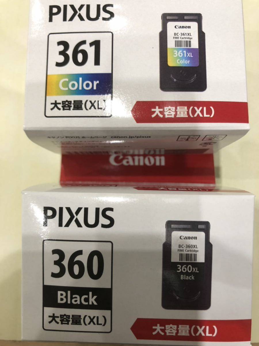 Canon 純正品 BC-360XL 、BC-361XLセット 送料520円