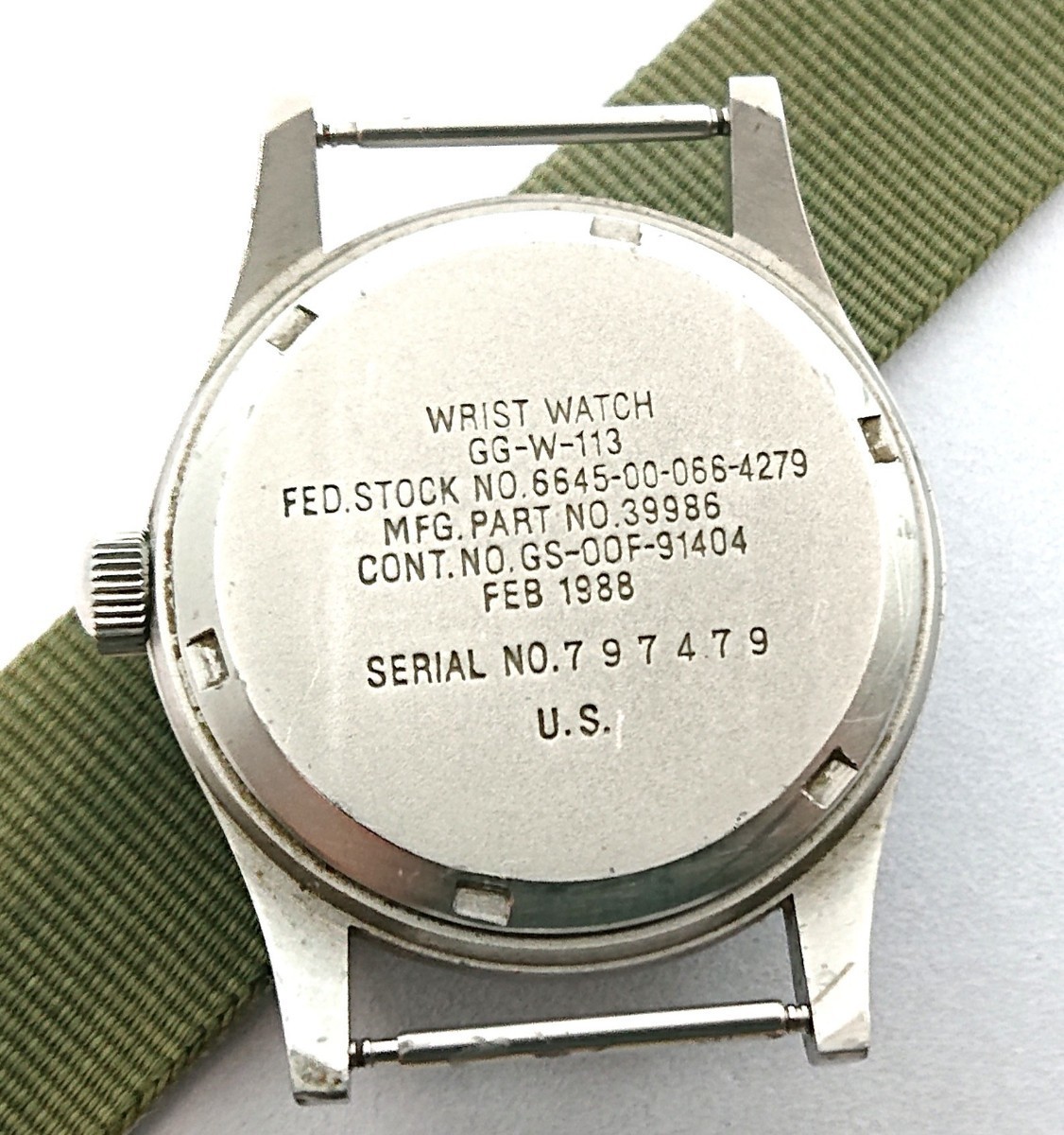 HAMILTON ハミルトン GG-W-113 アメリカ軍用時計 米軍官給品 HAMILTON ハミルトン GG-W-113 アメリカ軍用時計 米軍官給品