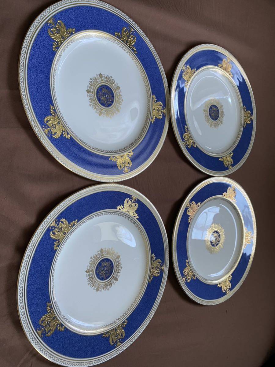 稀少品WEDG WOOD コロンビアパウダーブルー 4枚セット | normanhubbard.com