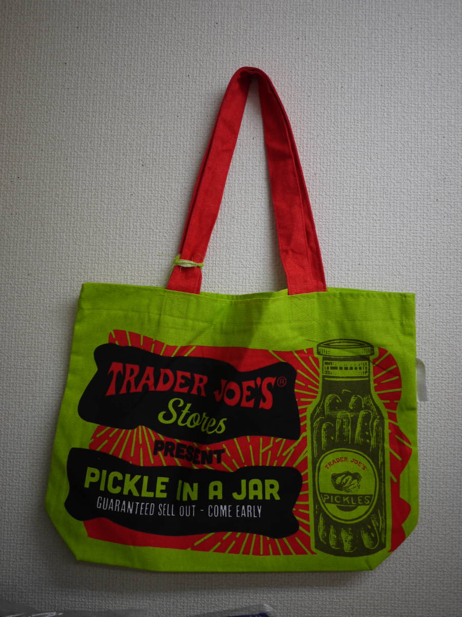 USA直輸入/NYC ニューヨーク/新/即☆TRADER JOE'S/トレーダージョーズ☆ トートバック/コットエコバック_画像2