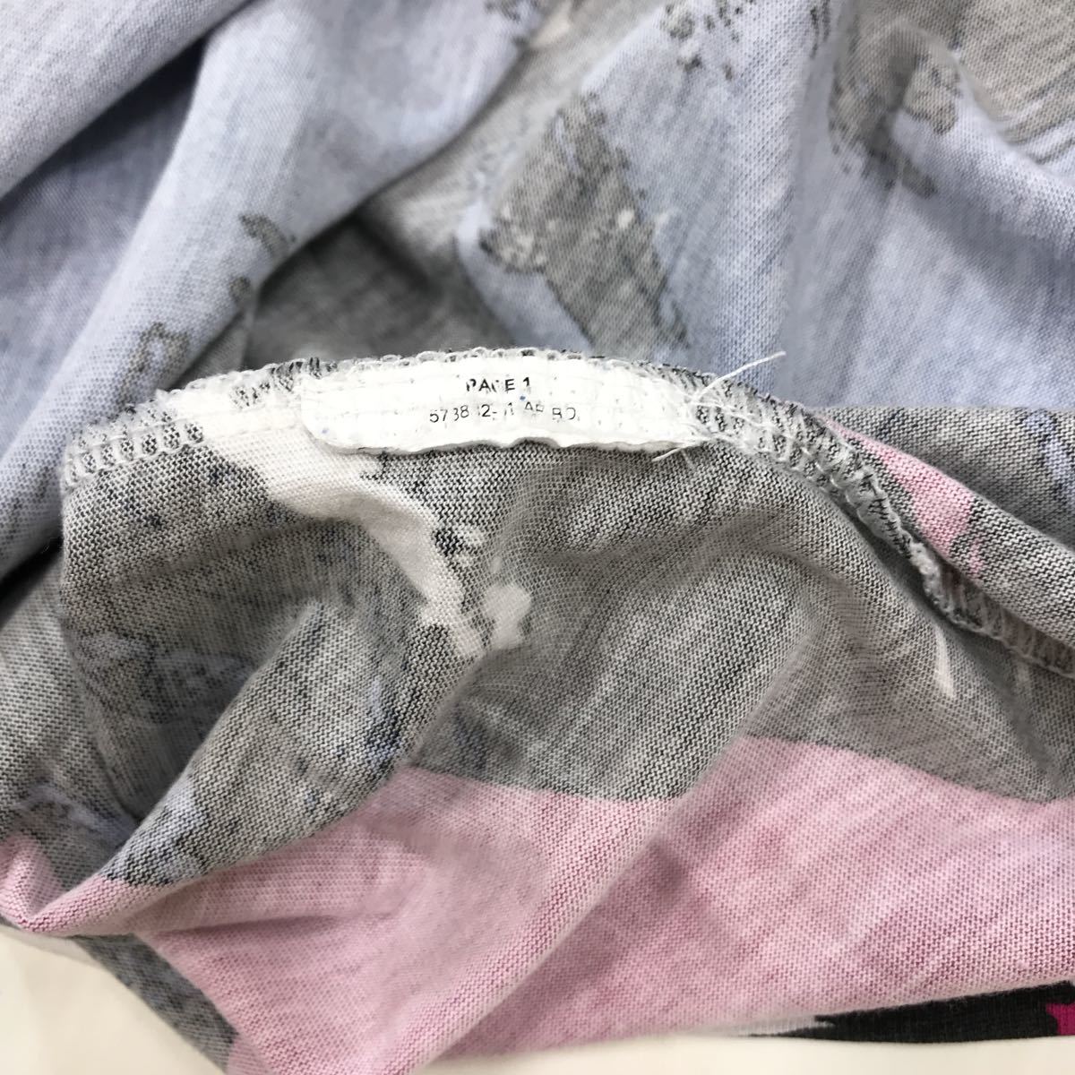 ○ PUMA プーマ 半袖 Tシャツ 総柄 スポーツ レディース Lサイズ 26-2a