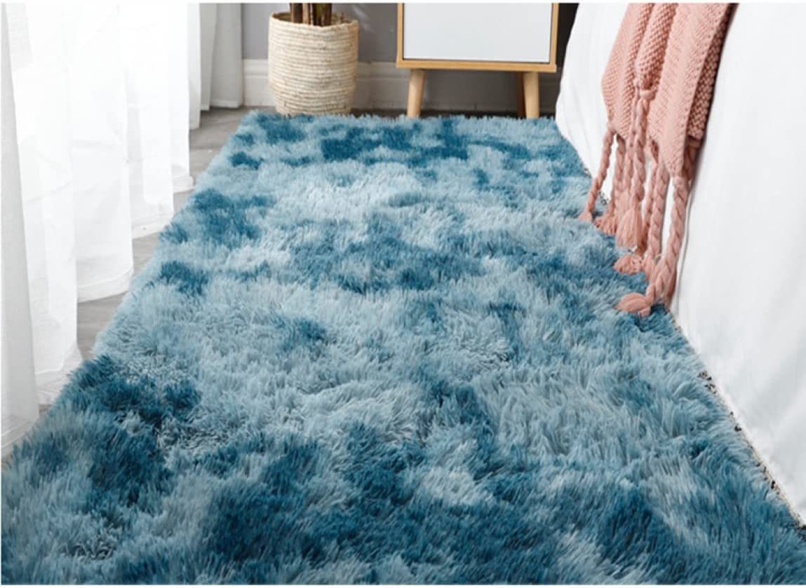  rug mat .. carpet 120cm×160cm soft . mites anti-bacterial navy blue navy blue color blue [ new goods ]