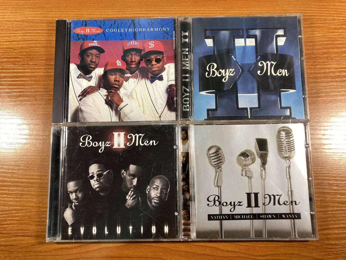 W6842 ボーイズIIメン CD アルバム 4枚セット Boyz II Men Cooley High Harmony Evolution Nathan Michael Shawn Wanya_画像1