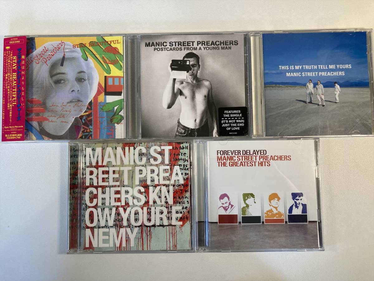 W6985 マニック・ストリート・プリーチャーズ 5枚セット｜Manic Street Preachers Stay Beautiful Forever Delayed Know Your Enemyの画像1