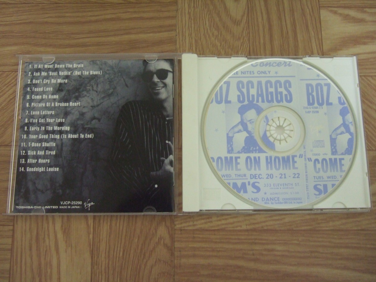 【CD】ボズ・スキャッグス BOZ SCAGGS / カム・オン・ホーム　国内盤