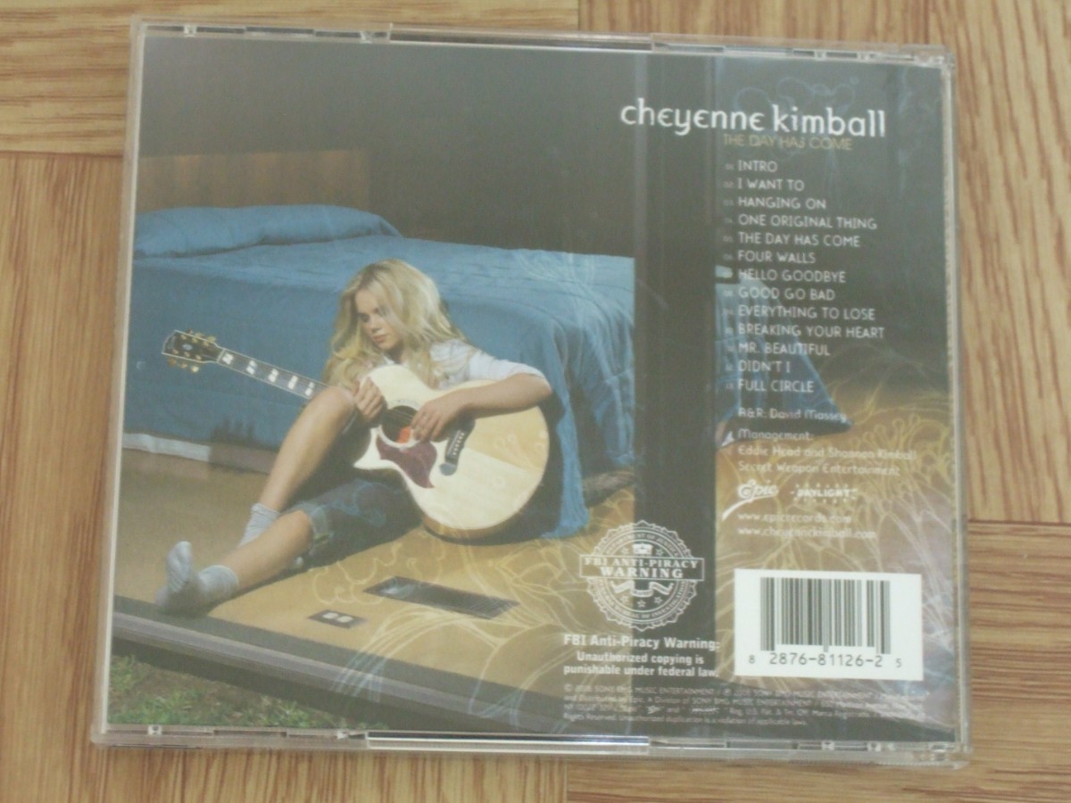 【CD】シャイアン・キンボール CHEYENNE KIMBALL / THE DAY HAS COME 米盤