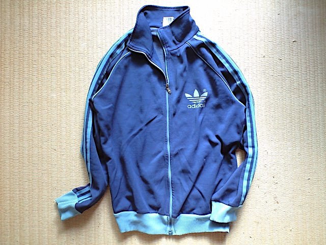  быстрое решение You Goss la Via производства Vintage Adidas евро TT трубчатая обводка джерси 176 mega Zip темно-синий бледно-голубой te Caro go