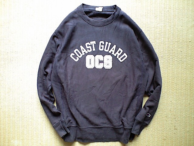 即決 COAST GUARD プリント USA企画品 12oz Lサイズ Champion 即決 COAST GUARD プリント USA企画品 12oz Lサイズ Champion