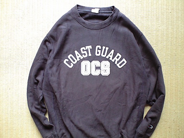 即決 COAST GUARD プリント USA企画品 12oz Lサイズ Champion 即決 COAST GUARD プリント USA企画品 12oz Lサイズ Champion