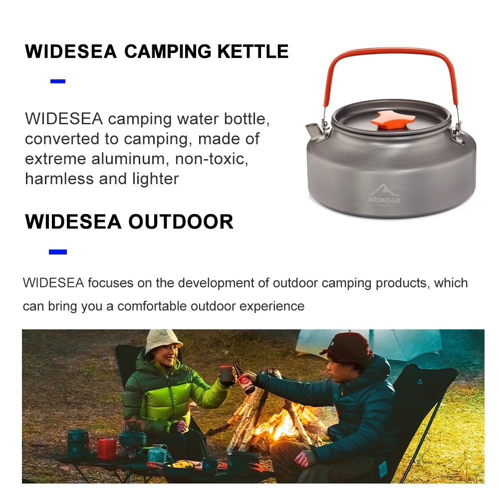 キャンプ用ウォーターケトル 屋外 コーヒーケトル 食器 ピクニックセット用品 調理器具