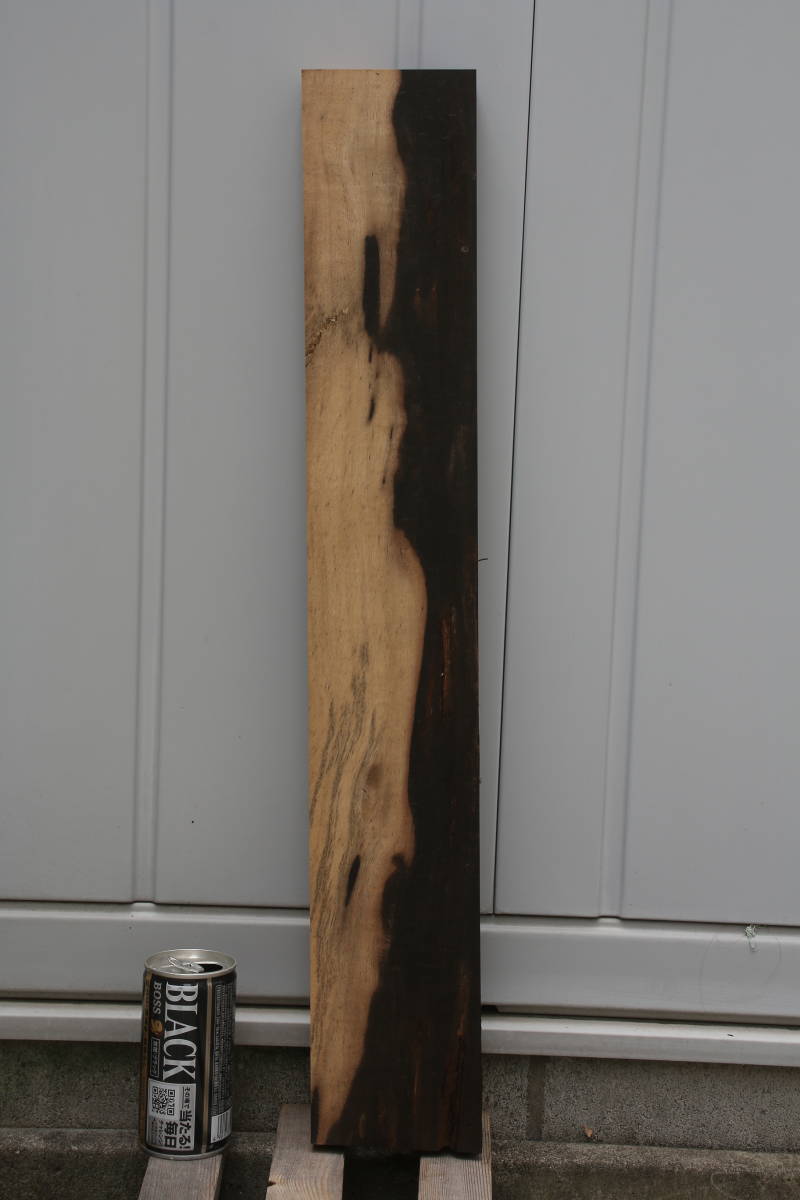 黒柿 くろがき クロガキ 無垢材 厚材 長さ60.2cm 幅9.5cm 厚み3.5cm