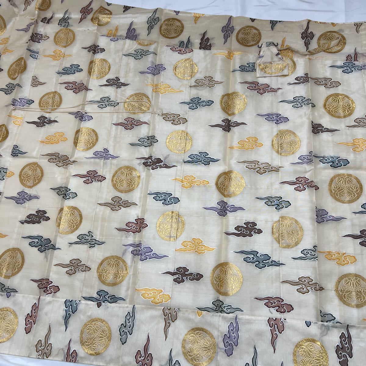 美品【金襴本七条袈裟】浄土宗夏用修多羅正絹法要葬儀仏具僧侶葬儀装束
