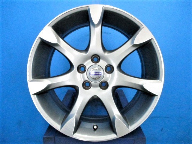 S166 ボルボ VOLVO V70 純正 18X8J +55 5H 108 ハブ径 63.5ｍｍ シルバー/ポリッシュ 4本 中古 V40 V50 V60 S40 S60 S80_画像4