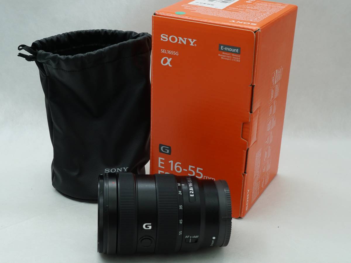 美品】ソニー E 16-55mm F2.8 G SEL1655G Eマウント用ズームレンズ G