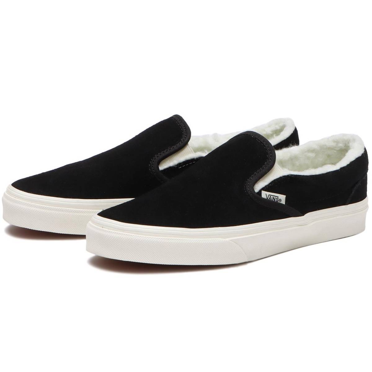 ☆VANS CLASSIC SLIP-ON BOA 黒/白 26.0cm バンズ クラシック スリッポン ボア VN0A5AO8BM8_画像1