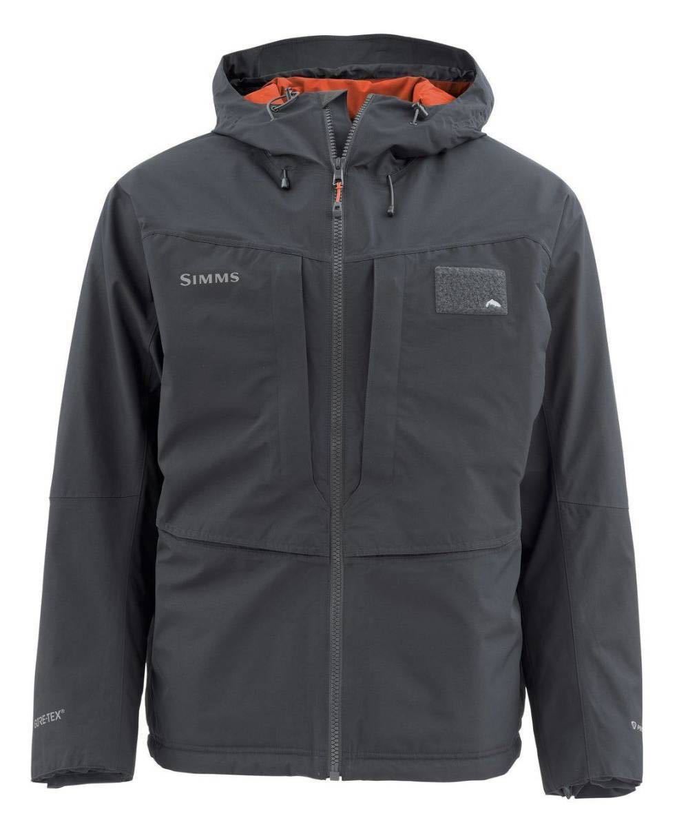 シムス バルクレージャケット ブラック US-L ★ SIMMS BULKLEY JACKET フライフィッシング 渓流釣り バルクリー_画像1