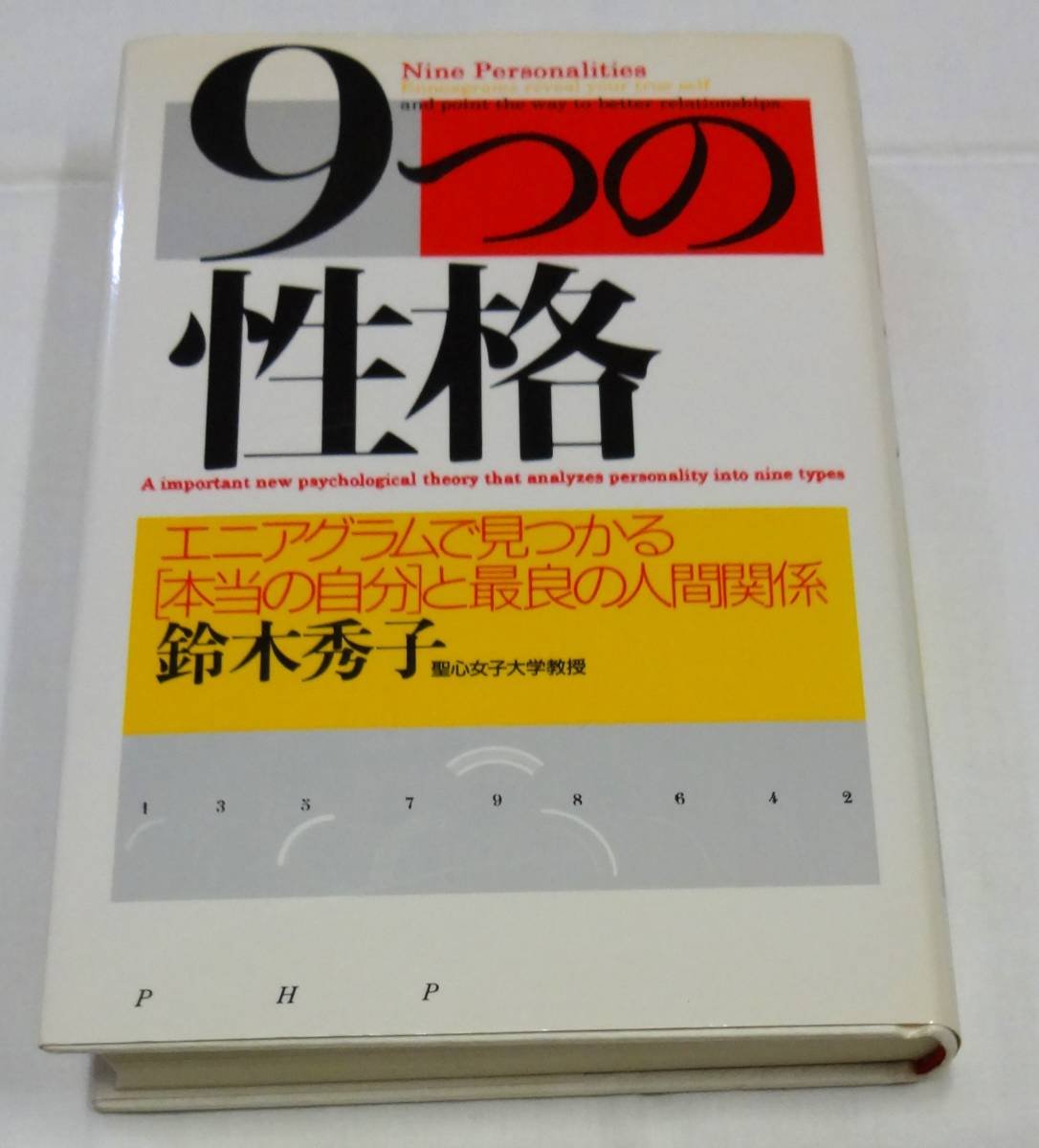 9つの性格、エニアグラムで見つかる本当の自分と最良の人間関係、鈴木秀子著、PHP研究所、1998年11月20日37刷発行、当時定価1429円_画像1