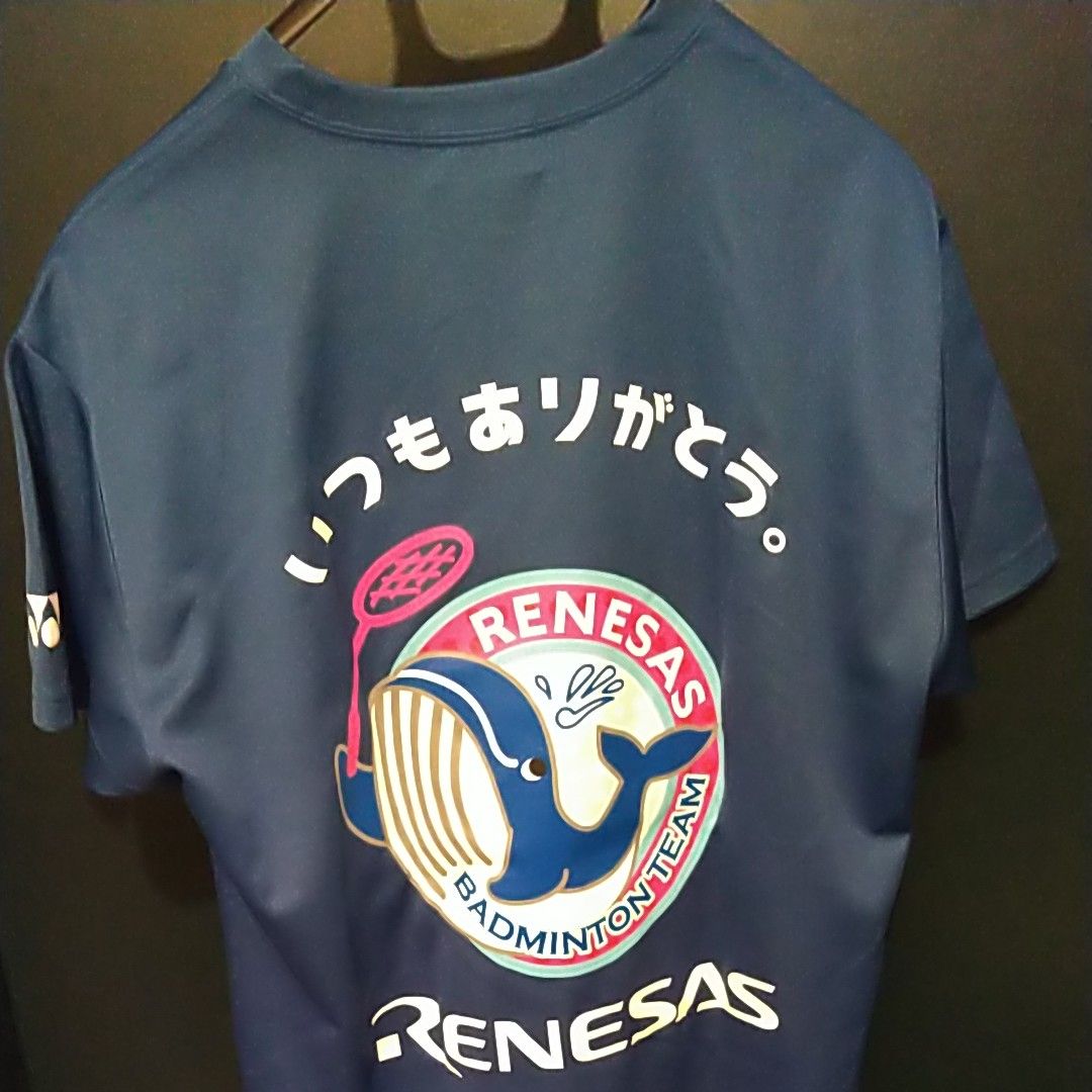YONEX ヨネックス ルネサス バドミントン チーム 公式 Tシャツ YONEX ヨネックス ルネサス バドミントン チーム 公式 Tシャツ