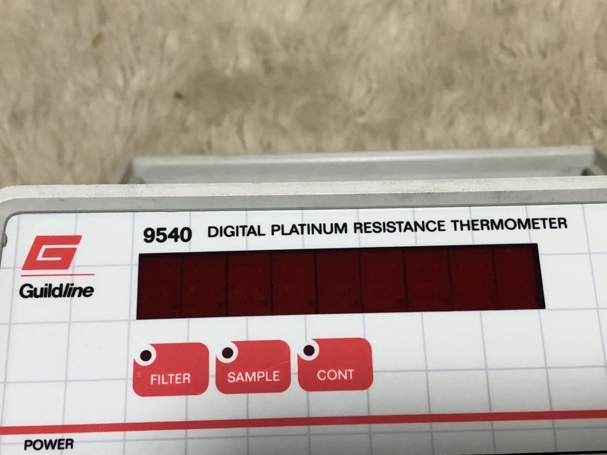Guildline 9540 DIGITAL PLATINUM RESISTANCE THERMOMETER Guildline 9540 DIGITAL PLATINUM RESISTANCE THERMOMETER