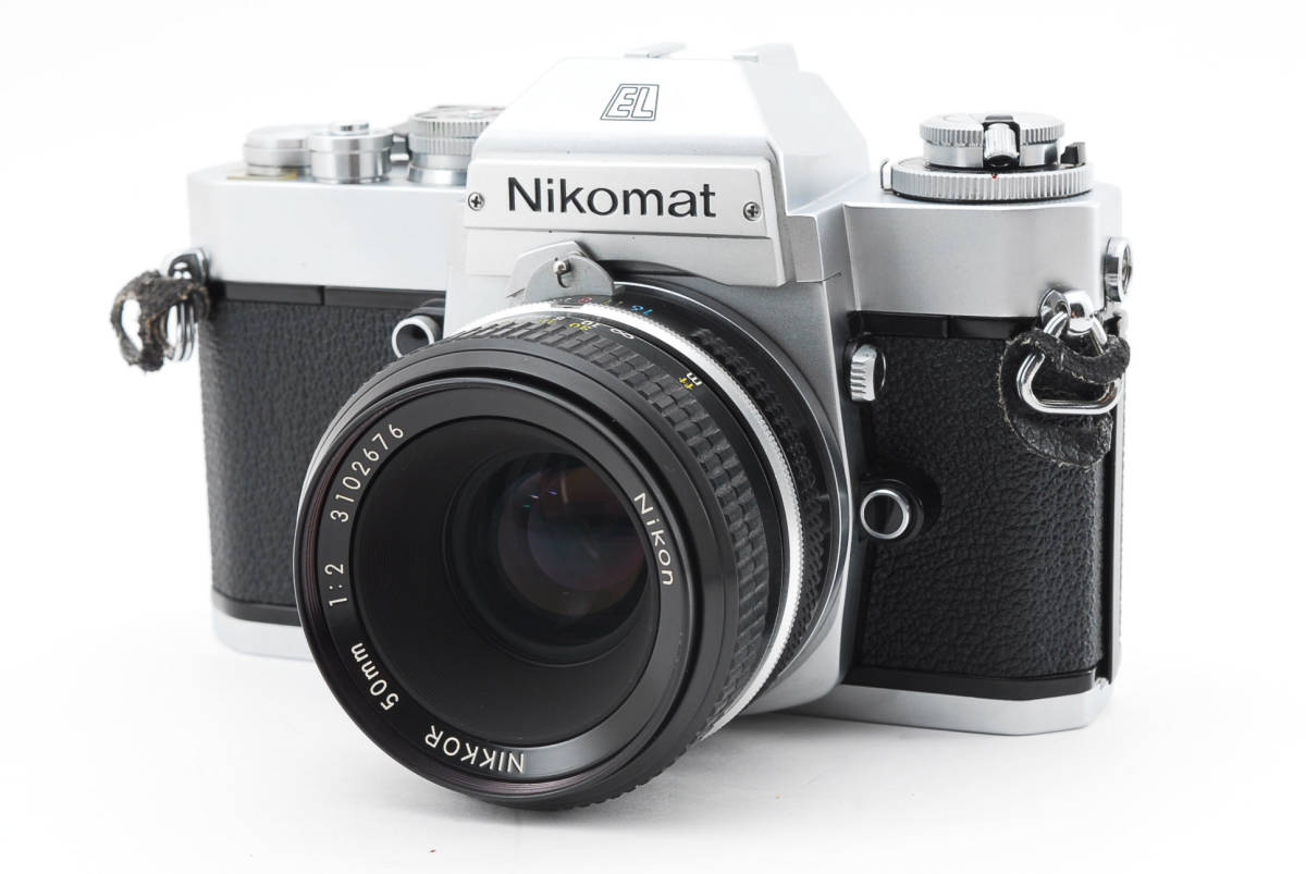良品】 Nikon Nikomat EL 35mm SLR Film Camera NON AI NIKKOR 50mm F2