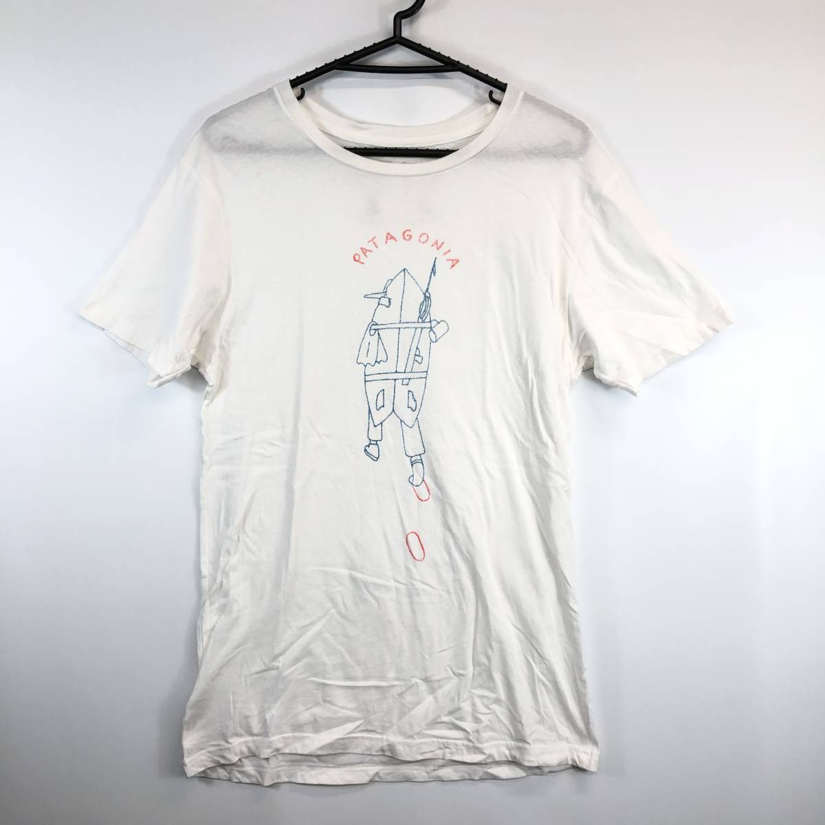 パタゴニア USA製 オーガニックコットン Tシャツ Sサイズ ホワイト 39344FA18_画像1